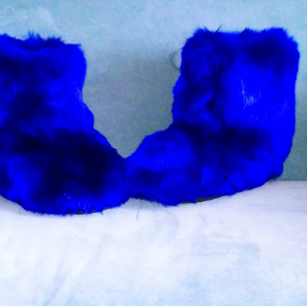 Beautiful Blue Boots slightly used